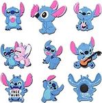 Finedeco Stitch Croc Charms 16 Pcs Cartoon Shoes Charm