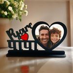 ArtwindGifts Customized Tabletop MDF Photo Frame for Father Birthday, Fathers Day Gift for Dad (Pyare Papa)