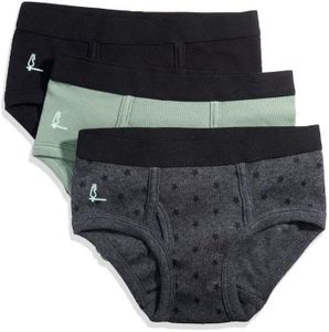 Feathers Boys' Cotton Strech Tagless Briefs Underwear - (3/pack)
