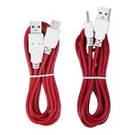 SMAYS Charger Cord for Nabi 2 II NABI2-NV7A NABI2-NVA Kids Tablet, 10 Feet Red