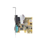 StarTech.com 2-Port PCI Express Serial Interface Card, Dual Port PCIe to RS232 (DB9) Serial Card, 16C1050 UART, Standard/Low Profile Brackets, COM Retention, for Windows/Linux (21050-PC-SERIAL-CARD)