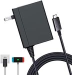 Nintendo Switch AC Adapter - OTPOWER [Enhanced Version] Nintendo Switch Charger with Type C Fast Charging kit(5 FT/1.5M)