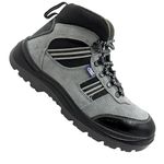 Allen Cooper AC 1157 Hi-Ankle Safety Shoe (Size 10 UK/India, Grey)