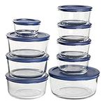 Anchor Hocking 18 Piece Glass Stora