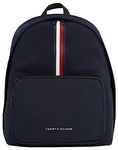 Tommy Hilfiger Men Backpack Skyline Stripe Hand Luggage, Multicolor (Space Blue), One Size