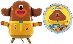 Pack of 2-1 x 18" Round Hey Duggee and the Squirrels Balloon + 1 x 25 Inch Giant Jumbo Size Hey Duggee Character Foil Balloon