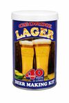 Geordie Beer Home Brew Making Kit, 40 Pints, Homebrew Ingredients Set with Airlock (Geordie Lager)