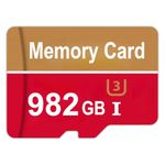 Memory Card 982GB High Speed Memory Cards 982GB Large Capacity TF Card for Cameras/Dash Cams/Smartphones/Drones Data Storage