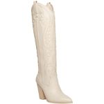 Steve Madden womens Lasso Western Boot, Bone Leather, 10 US