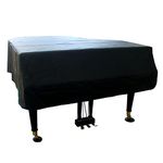 Vedreoh Leather Grand Piano Cover - Baby Grand Piano Cover for Waterproof-Proof and Dustproof,Double -layer thickened Cotton Lining Piano Protective Cover (Color:A,Size:200cm/79in)