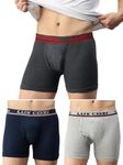 Lux Cozi Men's Cotton Trunks (Multicolor2_90 CM)