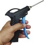 Hope Kart Janatics Pneumatic Air Blower Dust Cleaner Small Machine Blow Gun for Industrial Use Only, Compressure Required to Operate The Gun, Black, Pack of 1