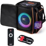 Pyle Audio Bluetooth Party Speaker - Party Bluetooth Speaker with True Wireless Stereo System - Enjoy Powerful Bass and Clear Treble - Big Speaker with Carry Bag - Model PPHP8496BG - 100W