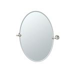 Gatco 4129 Tavern Oval Mirror, Polished Nickel