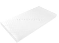 Restorology Baby Infant Crib Mattress Breathable Extra Thick Super Soft Anti Allergy Waterproof With Removable Washable Cover Made In UK - 89 x 38 x 5 cm