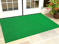 Viihaa Pvc Cushion Dirt Rub Off Mesh Entrance Doormat Foot Mat With Anti-Slip Rubber Backing Rectangular Door Mat For Home, Bed Room,Bathroom,Offices,Restaurants,Hospitals&Shops(Green,18X30Inch,1 Pc)