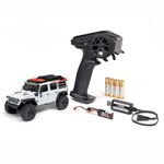 Axial RC Truck 1/30 SCX30 Jeep Wrangler JLU 4X4 RTR Brushed Rock Crawler (Battery & Charger Included), White, AXI-2261T2