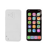 Crumye Simulation Kids Phone Toy, Kids Smart Phone Toddler Toy Phone with Blinking Lights Counting Music Function, Educational Gifts for Kids Boys Girls Ages 1 to 6 Preschool Babies, No Battery