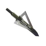 Muzzy 225 Bowhunting 100 Grain, 3 Blade Broadhead, 1-3/16" Cutting Diameter, 6 Pack