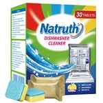 NATRUTH Dishwasher Cleaner And Deodorizer Tablets -30 Pack for Deep Cleaning, Deodorizing & Protecting, Prevents Buildup for Optimal Dishwasher Performance(Lemon)