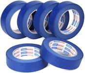 ADHES Blue Painters Tape Blue Tape, 6 Rolls x 0.94 Inch x 60 Yards Masking Tape Paint Tape for Walls, UV Anti,14 Days Clean Remove, Total 330 Yards