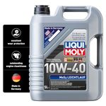 LIQUI MOLY MoS2 Leichtlauf 10W-40 | 5 L | Part-synthetic engine oil | SKU: 2184