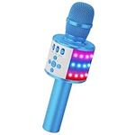 BONAOK Kids Karaoke Microphone Blue