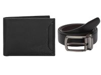 Amicraft Black Belt Black Wallet Gift Set Combo For Men Free Size Belt Size Upto 44 Inch