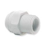 1/4" Screw x 3/8" Push Fit Filter Housing Connector