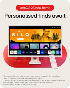 LG MyView 32" Smart Monitor – Full HD Display, Streaming Apps