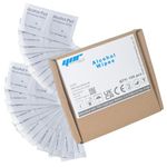 YNR Alcohol Nail Wipes 5-IN-1, To Clean Sticky Nail Tips from Gel Acrylic & Press on Nails, Prepare with UV/LED Lamp False Nails for Professional Shine -100 Pcs