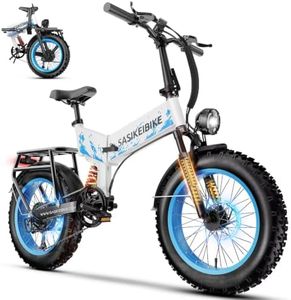 VEBLUE SASIKEIBIKE 1500W Folding Electric Bike for Adults,52V20AH Full Suspension Electric Dirt Bikes with 20"x4.0" Fat Tire, Max 30+MPH & 70 Miles Ebike for Commute,Mountain Trail,UL Certified