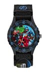 Avengers Boys Analogue Quartz Watch with Textile Strap AVG5008