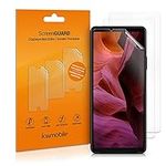 kwmobile Screen Protectors Compatible with Sony Xperia 10 III Screen Protector - 3x Ultra-Clear Transparent Phone Films
