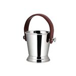 Skyra Club Mirror Steel 5Ltr Champagne Bucket with Leather Handle