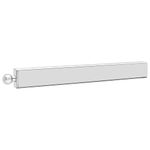 Rev-A-Shelf 14" Pull Out Valet Rod for Closet Organization, Extendable Sliding Clothes Storage Hanging Rack w/Mounting Hardware, Chrome, CVLSL-14-CR-1