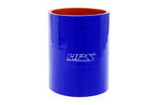 HPS HTSC-150-L6-BLUE Silicone High Temperature 4-ply Reinforced Straight Coupler Hose, 80 PSI Maximum Pressure, 6" Length, 1.5" ID, Blue