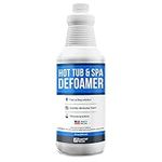 Hot Tub, Pool & Spa Defoamer (32oz) – Quickly Removes Foam without The Use of Harsh Hot Tub Chemicals, Eco-Friendly & Safe with Silicone Emulsion Formula. Get The foam down