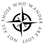 ARWY car stickers exterior LOTR Not All Those Who Wander are Lost Sticker Decal black
