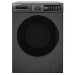 Russell Hobbs Freestanding Washing Machine, 9kg Capacity, 1400 rpm, 15 Programmes, Eco Technology, Rapid Wash Cycles, Grey RH914W116AN