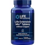 Life Extension, Multivitamin Mix Without Copper, 240 Tablets, Gluten Free, Soy Free, Non-GMO