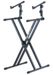 QUIK LOK QL-642 Heavy Duty, Double-Brace "X" Keyboard Stand