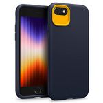 Caseology Nano Pop Case Compatible with iPhone SE 2022 Compatible with iPhone 2020 and iPhone 7 and iPhone 8 - Blueberry Navy