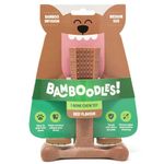 Bamboodles T-Bone Dog Chew Toy – Medium | Beef Flavour | Long Lasting Chew Stick for Medium Dogs | Durable and Safe Dog Chew for Daily Enrichment