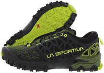 La Sportiva Mens Bushido II Trail Running Shoe, Olive/Neon, 9