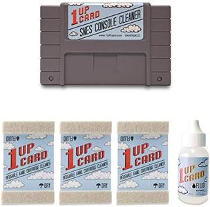 Cleaning Kit Compatible With SNES (Super Nintendo) Console And Video Game Cartridges By 1UPcard
