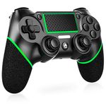 Controller for P-S4, Gamepad Joystick P-S4 Controller Compatible with P-S4, Dual Vibration, Audio, High-Precision Touch Panel, 6-Axis Gyro Sensor, 360° Joystick Game Controller