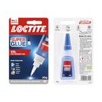 Loctite Super Glue, All Purpose Liquid Adhesive for Repairs, Super Strong Clear Glue for Various Materials, Superglue for Precise Repairs, bonds In seconds, DIY, water & shock resistant, 20g