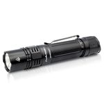 fenix PD36R Pro Black, Rechargeable Ultra Bright Tactical LED Torch | 2800 Lumens | 380m | 42 Hrs Max | Dual Tail Switches | 21700 Battery Powered | Instant Strobe | IP68