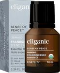 Cliganic Organic Frankincense Essential Oil, 100% Pure Natural Undiluted, for Aromatherapy | Non-GMO Verified